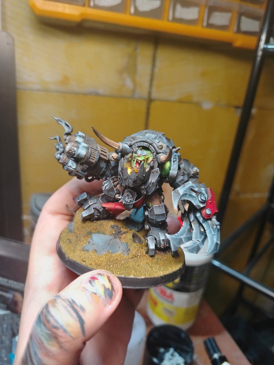 Karabas_Ultima's tweet photo. NMM у меня получается тяжко... Прогресс по Газкулу
#wh40k
#wip
#warhammer40000
#orks https://t.co/07oF7JvsLG