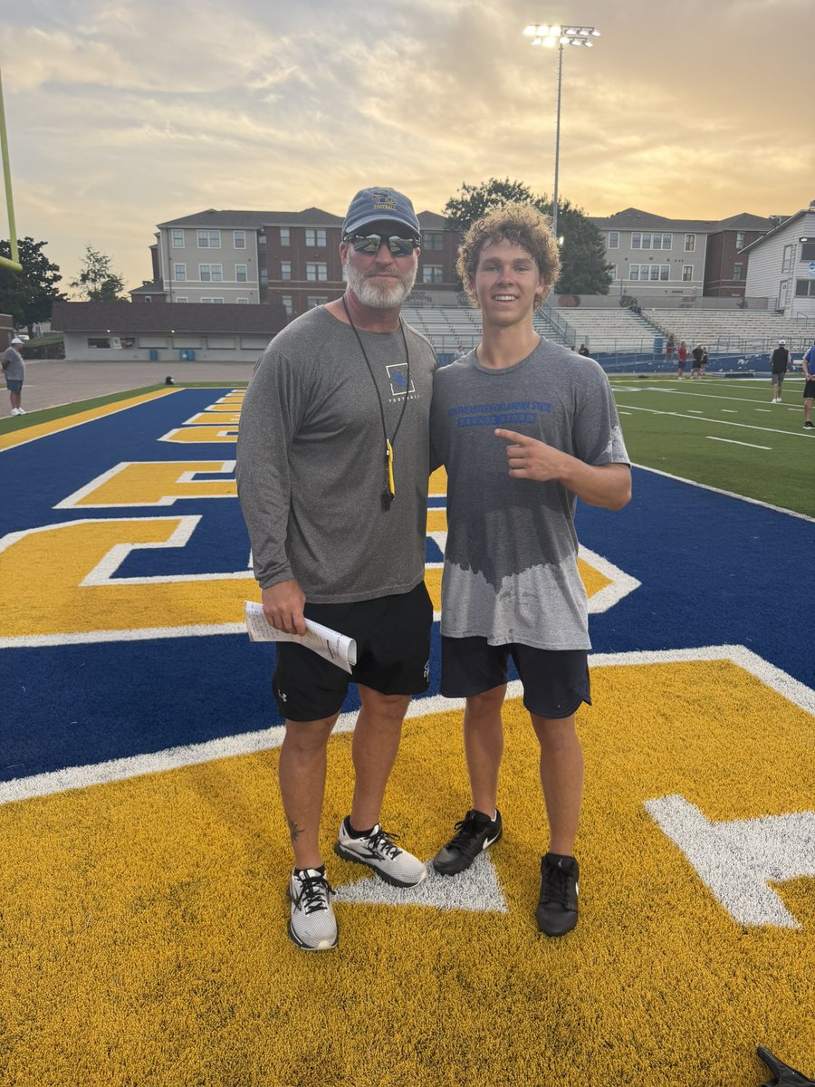 Braxton_Dean_'s tweet photo. Had a great time competing at @SoutheasternFB camp! Thank you for the camp invite @AtterberryBo! Looking forward to get back on campus for a gameday visit! I’m a playmaker! I will make your WR room better on and off the field!! 🏈📖 @CoachMorsey @PrepRedzoneOK @Vps_football @6starfootballOK @Sooner7v7 @derekrasmussen