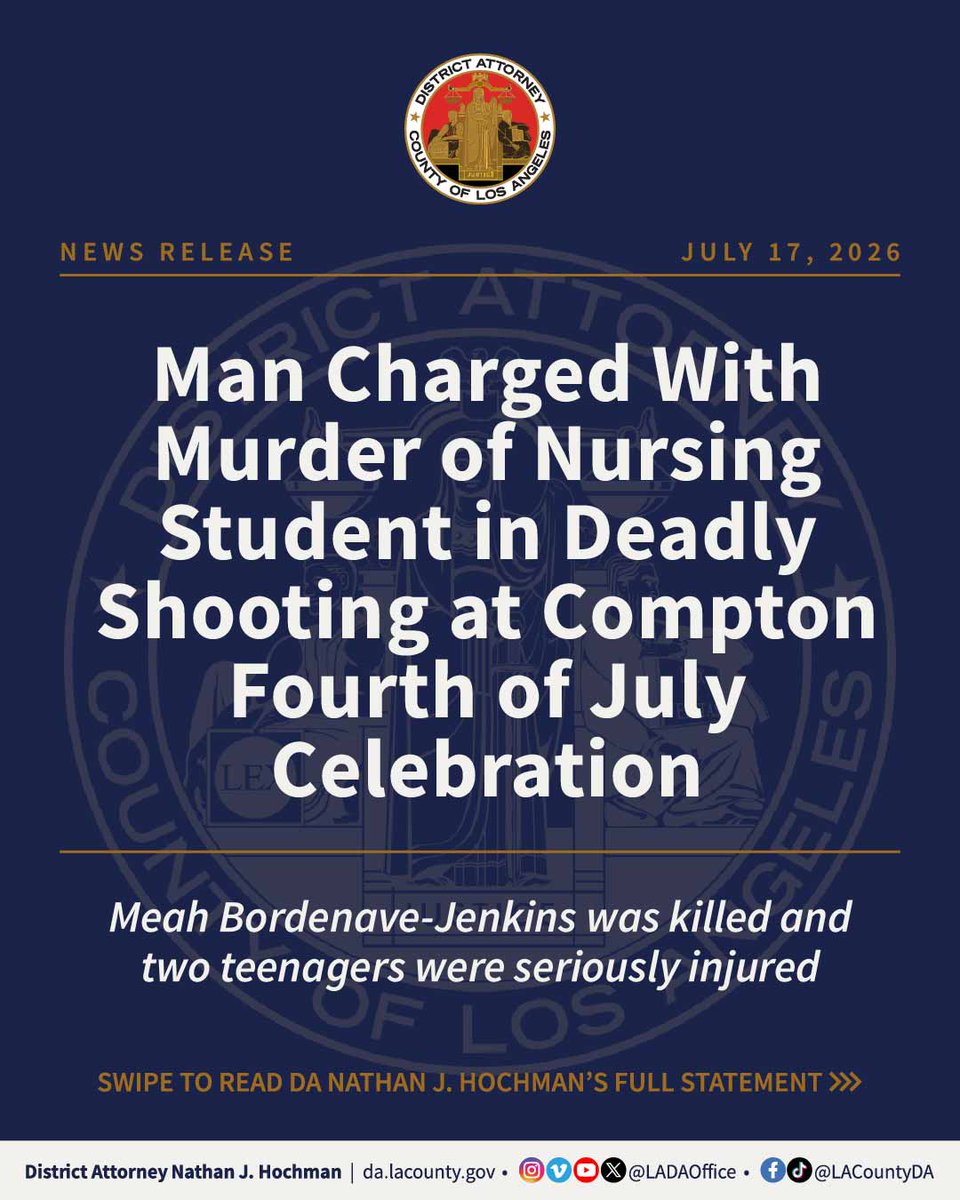 Los Angeles County District Attorney’s Office tweet media