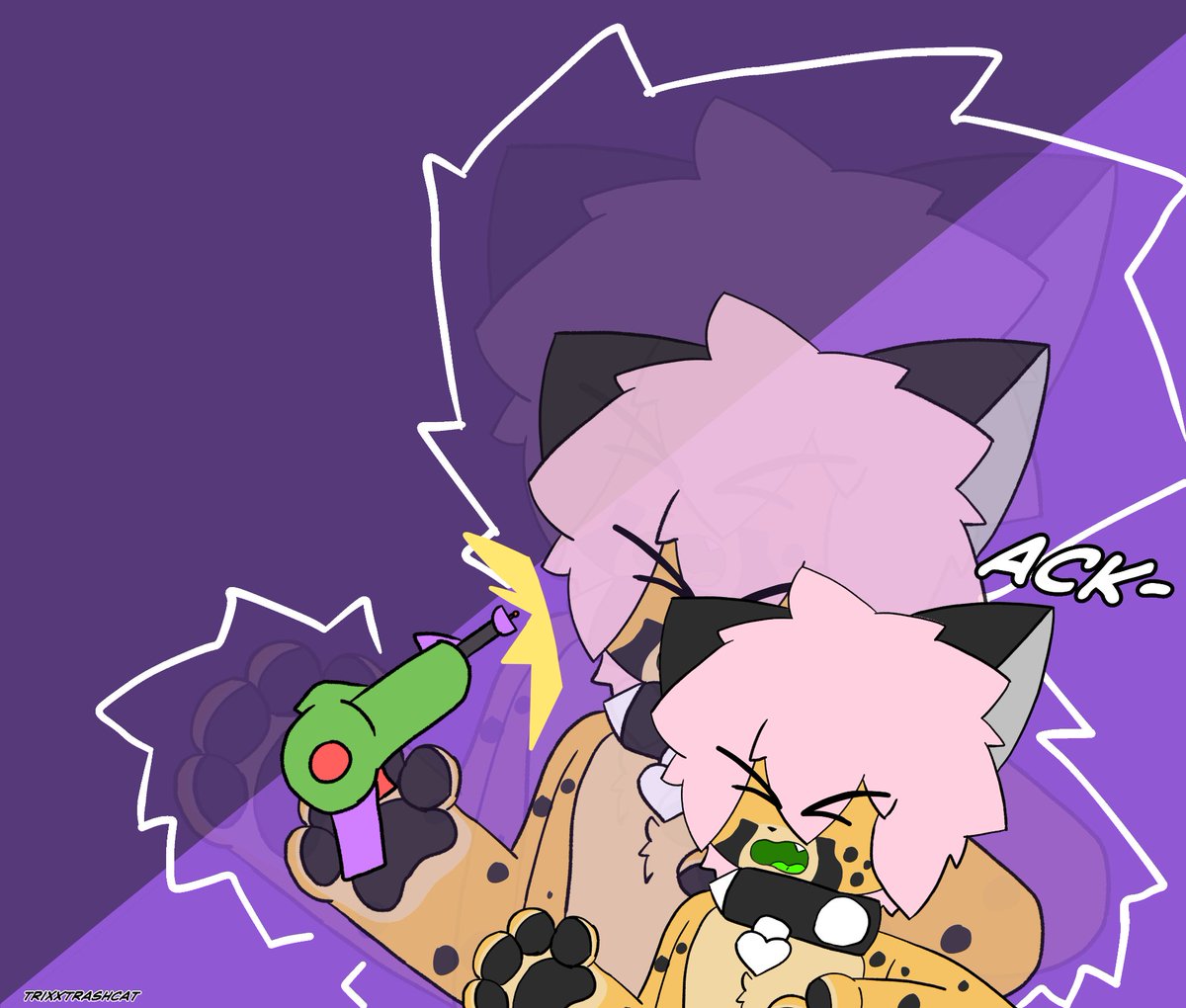 TrixxTrashCat's tweet photo. This tweet inspired me to make this x3

#sizetwitter #furry #micro https://t.co/wkD5IdhPyN