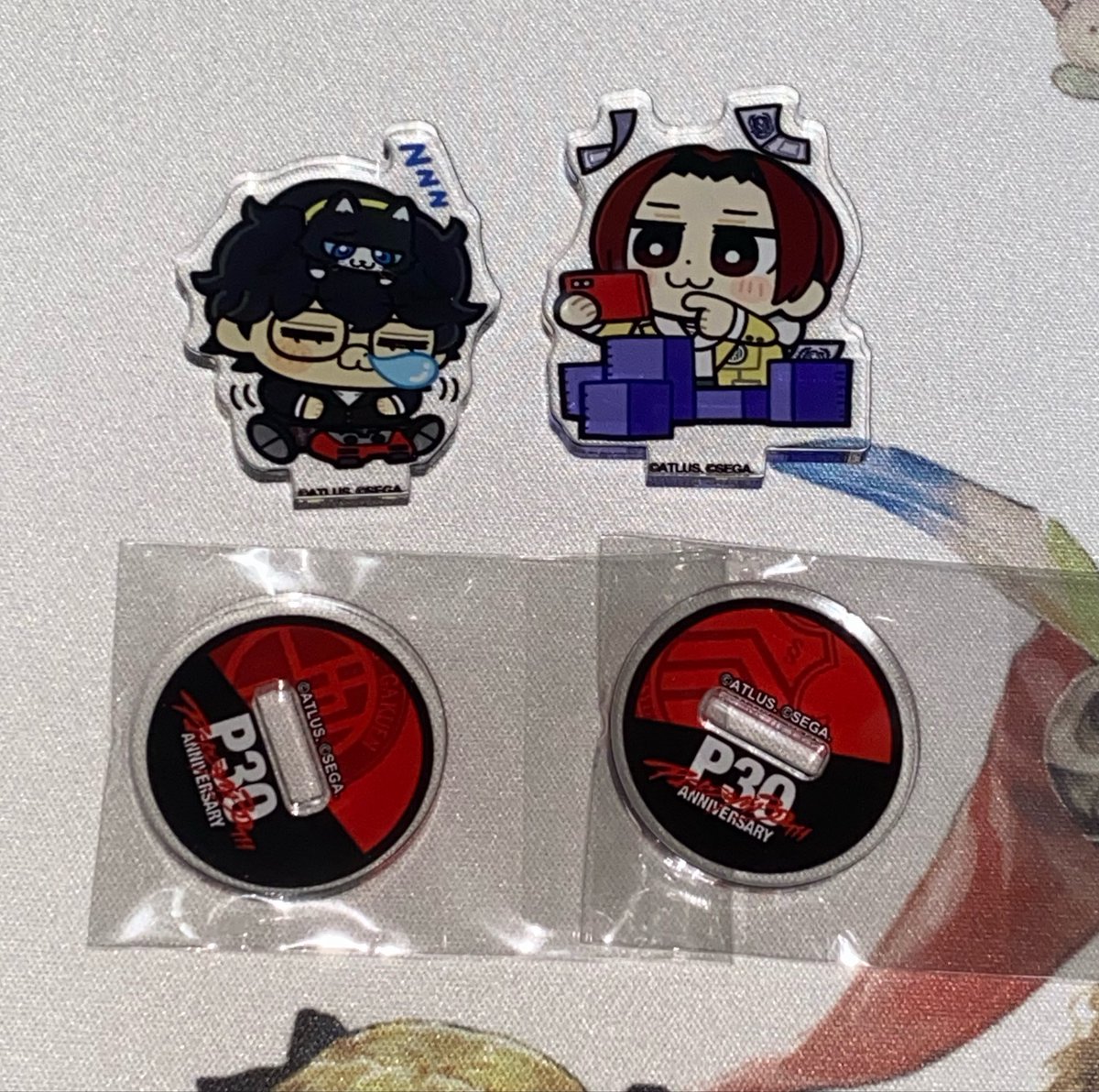 yatsuki1712's tweet photo. ペルソナ　30th  ぶくぶ
ちいさめアクリルスタンド

譲
P5R、P5X

求
P4_2点

纏めた交換のみ
郵送交換です https://t.co/7Oiv4Slqs9