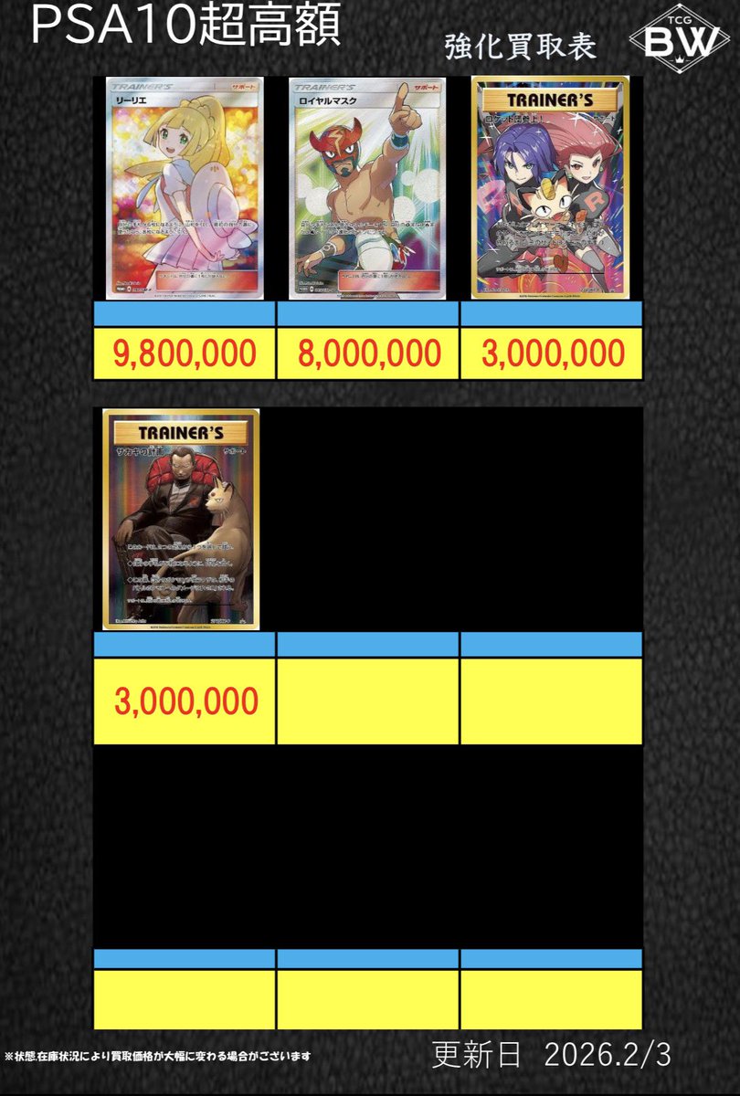 PSA10 トレーナー