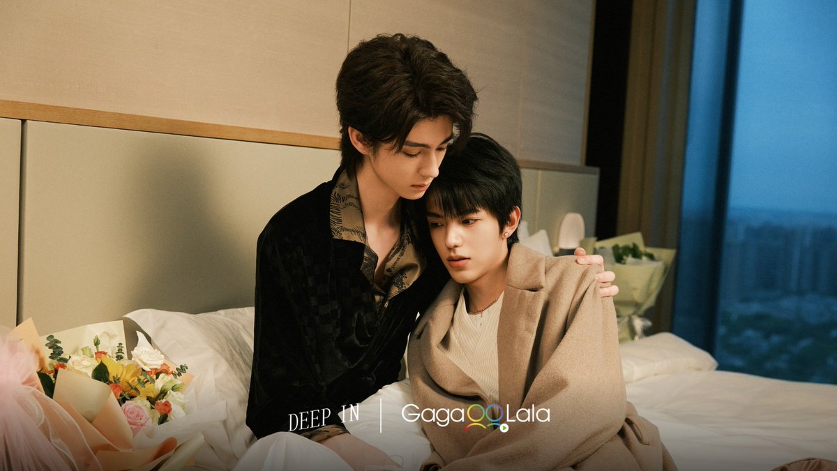 TheBLXpress's tweet photo. #DeepInEP8...Zhen Xin strikes a deal with his girlfriend for staging their breakup. Since he gets sick, Zhang Zhun worries about his health more. Their offscreen romance is spilling into their onscreen scenes & everyone on the sets notice the change in their relationship 🙊🙊 https://t.co/P6EU6uXBhc
