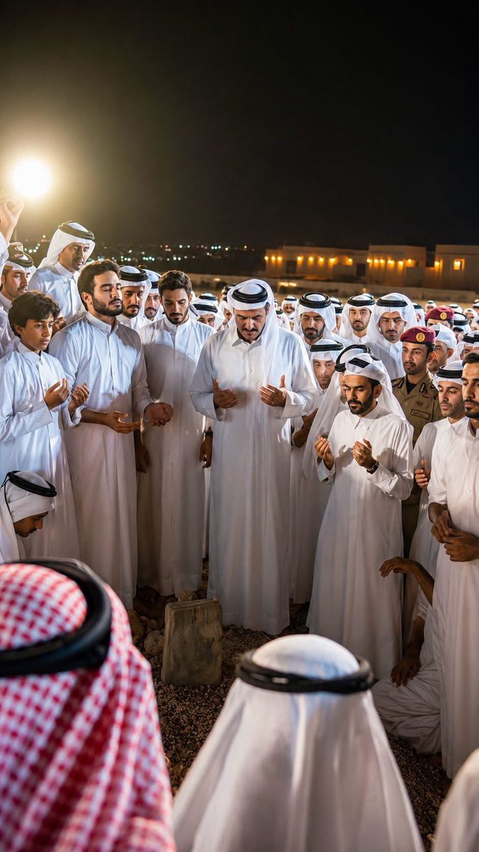 abidIbrahimIND's tweet photo. يرحمُ اللهُ الشيخَ حمد،
ويرحمُ اللهُ أمواتَ المسلمين جميعًا.
إنا لله وإنا إليه راجعون.

English Translation:

May Allah have mercy on Sheikh Hamad.
May Allah have mercy on all the deceased Muslims.
Indeed, we belong to Allah, and indeed, to Him we shall return. https://t.co/YzpzGiHmIk