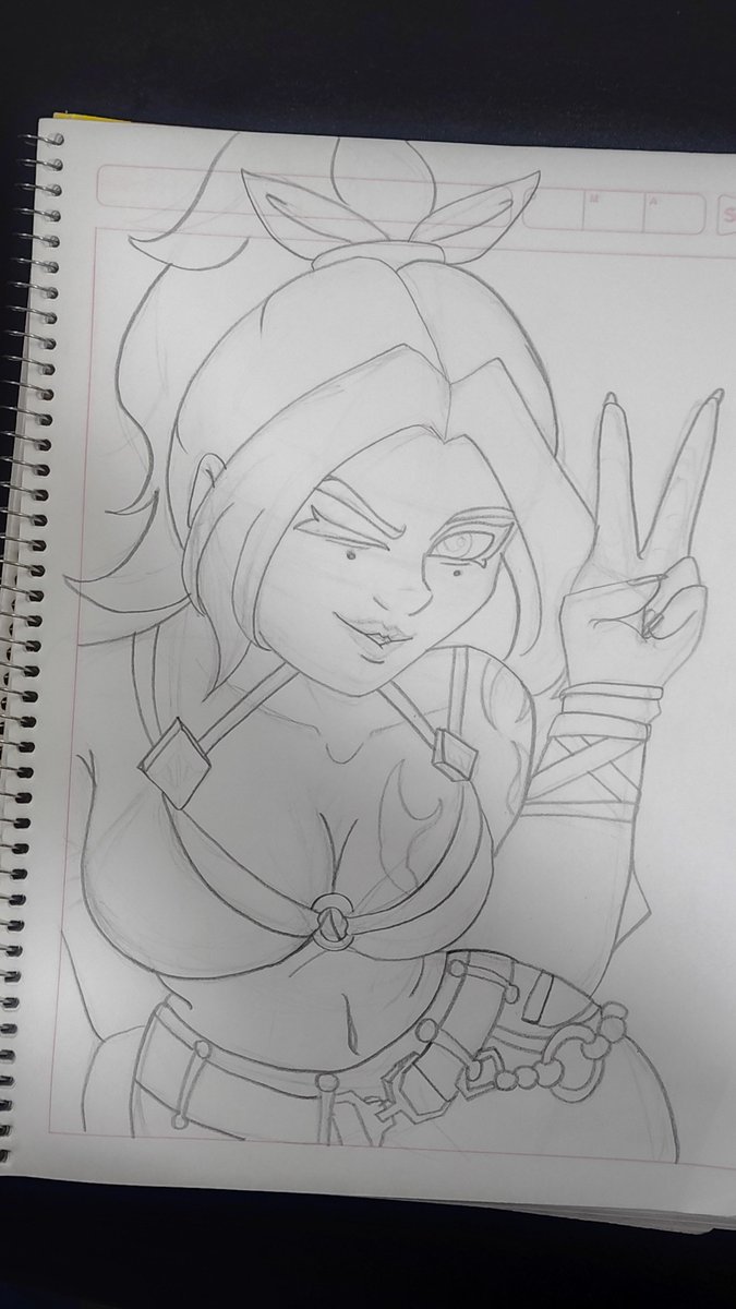 SarinYe_'s tweet photo. Dibujo a lápiz listo, ahora me toca corregir mis errores de la vida en digital https://t.co/mvUhpA1ezz
