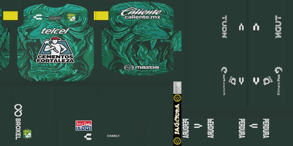 ohdez1515's tweet photo. KITPACK CLUB LEÓN 2026/27 🇲🇽 FOR PES 2013
-Include all kits, fonts & numbers
MEGA: https://t.co/GAPYoEqxVS
#efootball #pes2013 #proevolutionsoccer
#peskits #LigaBBVAMX https://t.co/gYH9PjcqfG
