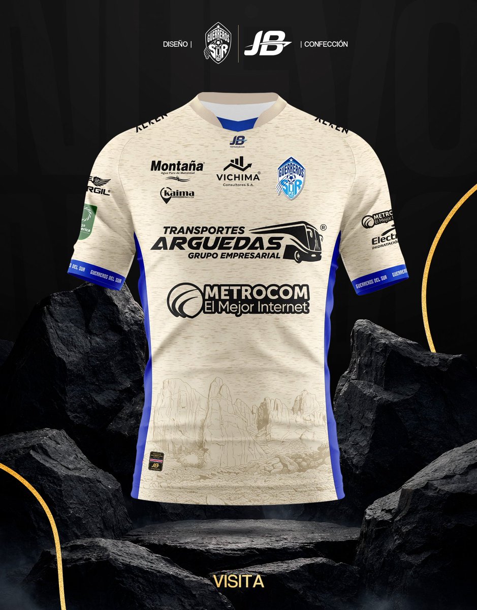 municipalpz's tweet photo. ¡𝐋𝐀 𝐍𝐔𝐄𝐕𝐀 𝐏𝐈𝐄𝐋 𝐃𝐄 𝐋𝐎𝐒 𝐆𝐔𝐄𝐑𝐑𝐄𝐑𝐎𝐒 𝐃𝐄𝐋 𝐒𝐔𝐑! 🤩🔥👕

Les presentamos oficialmente las camisetas local y visita de esta temporada 2026/2027. 😍🙌🏼 https://t.co/XYN1Ap2IuC