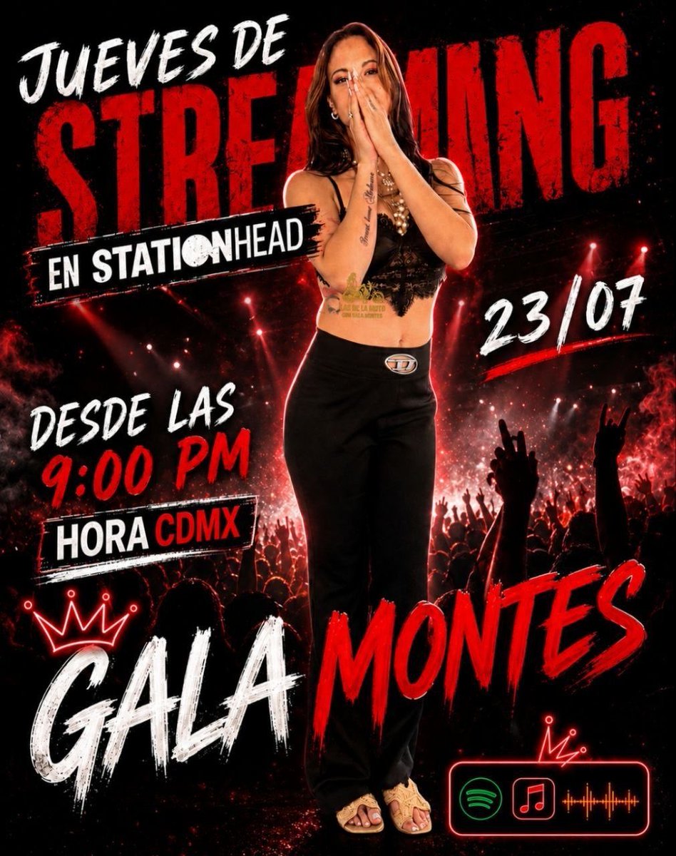 CuritadeGala's tweet photo. El fandom se pone de fiesta con la #StreamParty 🎉🎶🎉🎶🎉🎶
La cita es el jueves 23 a las 9:00pm cdmx.
Anótalo en tu agenda😉.
Ahí nos vemos para seguir sumando y escuchando buena música, la de #GalaMontes 😎💕
#Curitas
#StationHead https://t.co/ZNWQarkUxX