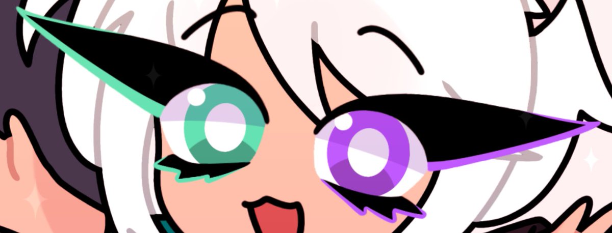 WoonaTuna's tweet photo. Had to join! 
Vtuber eyes vs irl eyes! https://t.co/xNv2dJdbQa