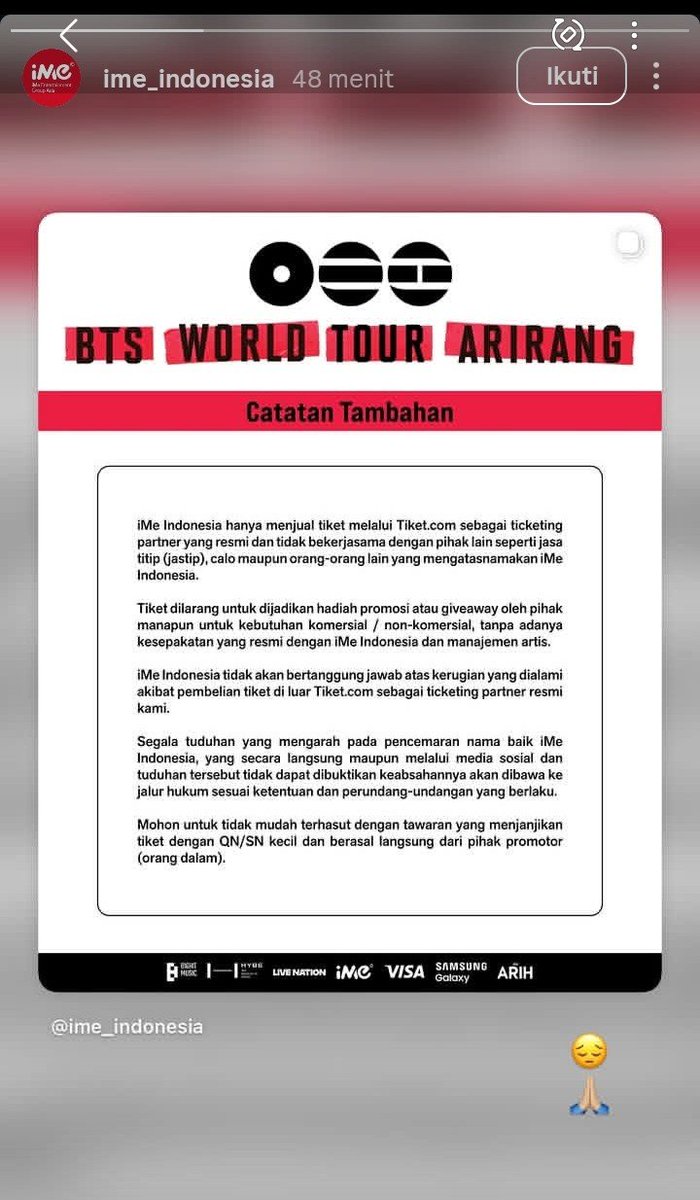 rkiveforlive's tweet photo. Translate emoticon ime : army udah my, ampun my https://t.co/ZBX22sw102