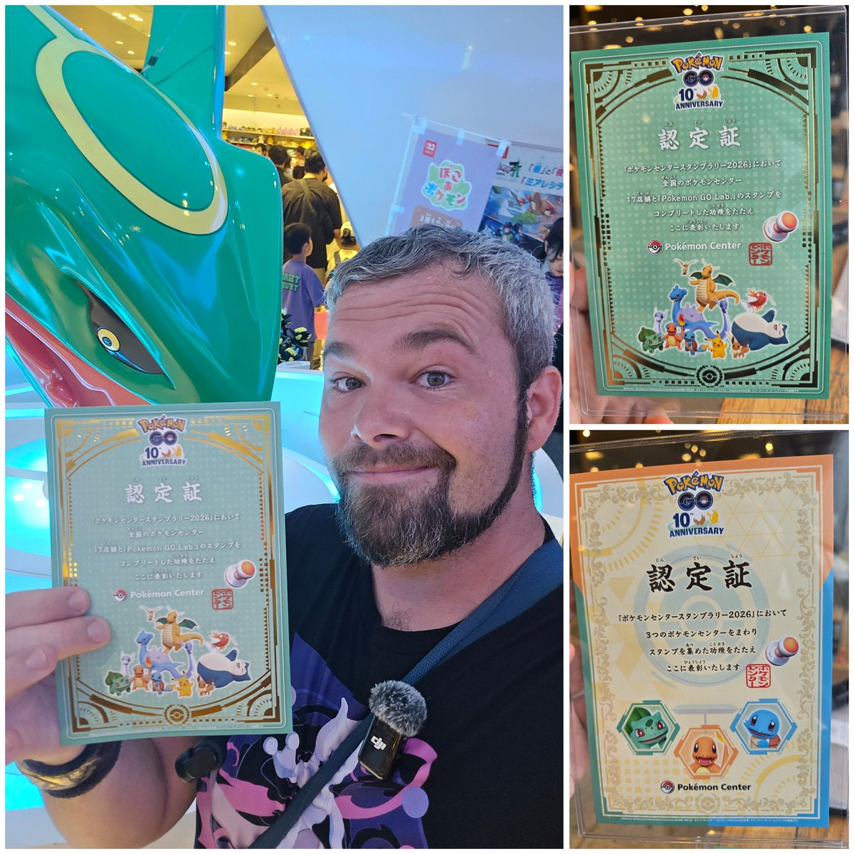 JT_Valor's tweet photo. Secrets out! This is what you receive for completing the Pokémon Center Stamp Rally! A Certificate acknowledging that you've successfully completed the challenge! I didn't expect the prize to be too amazing as this challenge is easily cheated with spoofing. But for me it was more about the journey than the prize at the end. Each Pikachu encounter was such a fun thrill! Personally it is also really cool for me to be the first person in the world to legitimately complete this challenge! The other Certificate is if you've gotten 3 stamps. 
#pokemon #pokemongo #japan