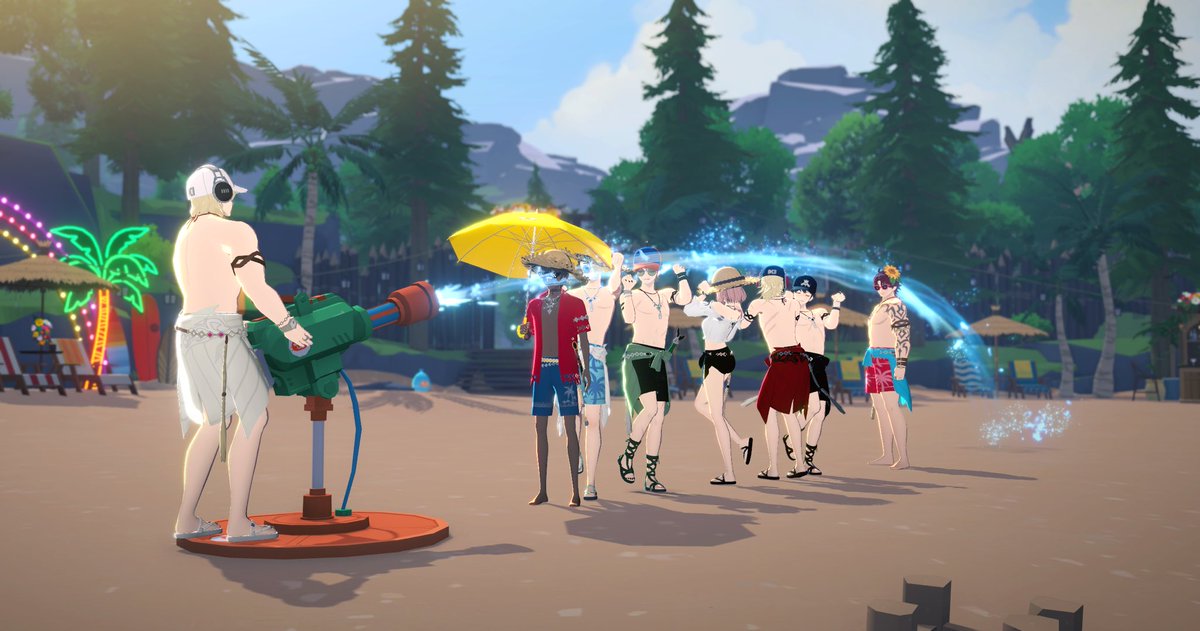 fake_midastouch's tweet photo. 친구들이랑 랜선 여름 즐기기 🌊✨ https://t.co/5bI3smiIwP