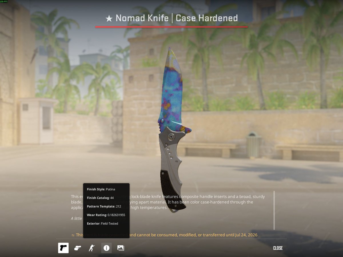 mazzzcs's tweet photo. Nomad Case Hardened T3 64% Blue Playside

Got a knife for my blue loadout on ct

Love nomad animations - love case hardeneds w/ blue https://t.co/eKTVEBZoyE
