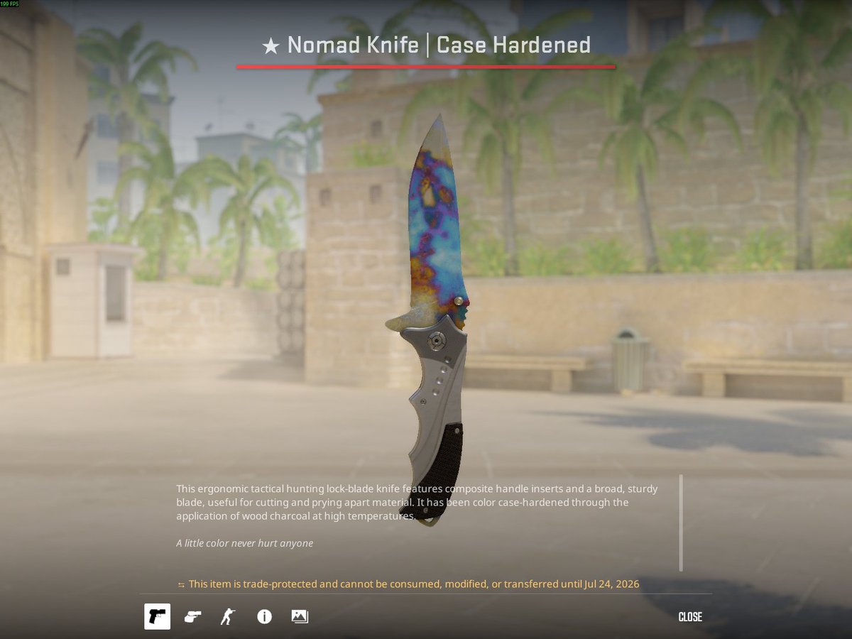 mazzzcs's tweet photo. Nomad Case Hardened T3 64% Blue Playside

Got a knife for my blue loadout on ct

Love nomad animations - love case hardeneds w/ blue https://t.co/eKTVEBZoyE