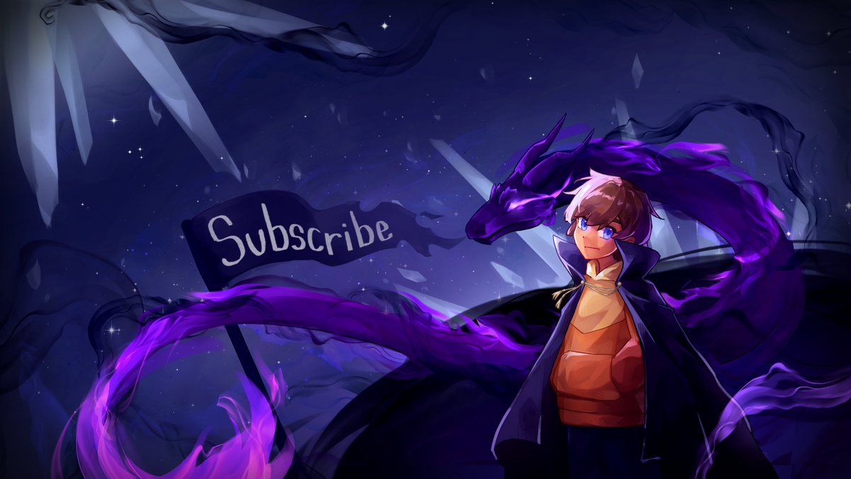 its_Kyori's tweet photo. Youtube Banner commision for @theelgamal https://t.co/eOix63NejV