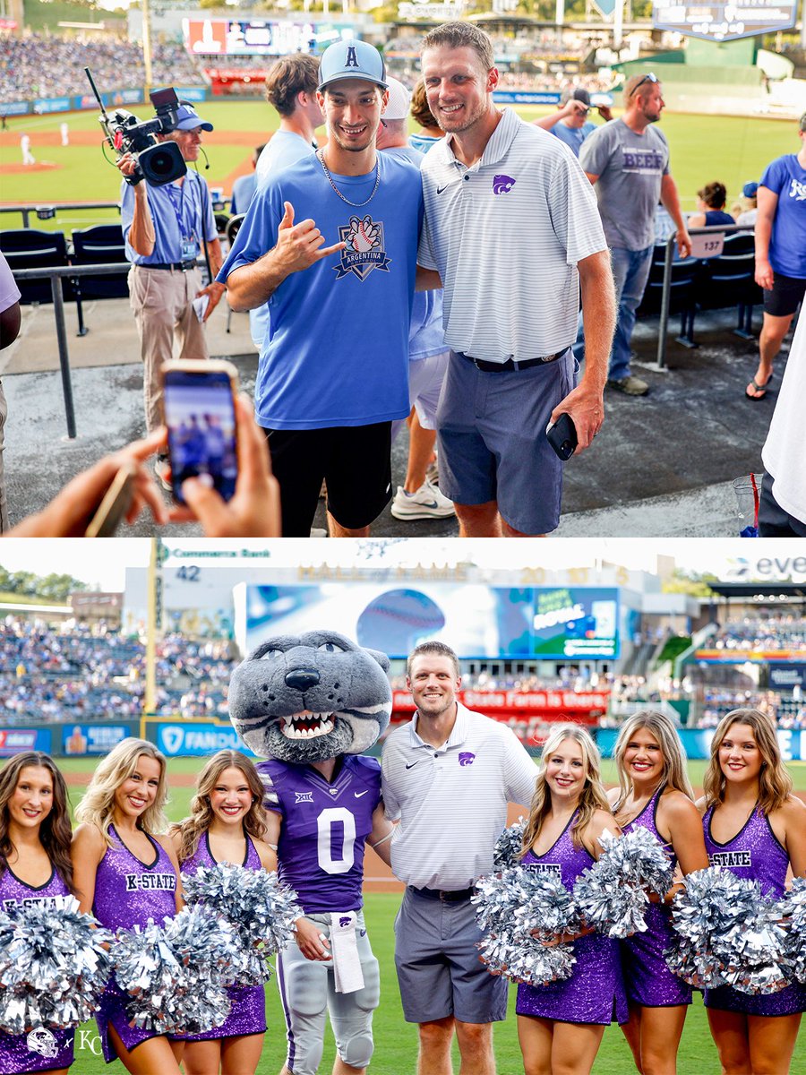 KStateFB's tweet photo. Football at The Fountains

@Royals x #EMAW https://t.co/0wxTG3flQn