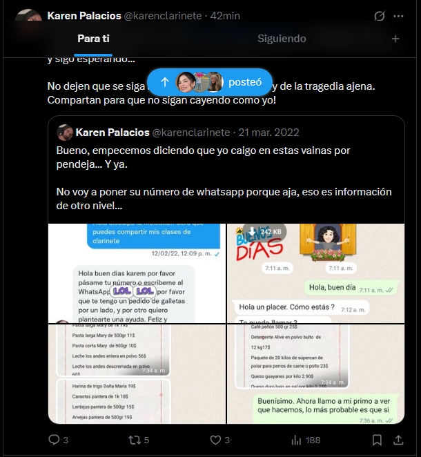 joseagp8's tweet photo. @veyadama @agustinavcid @agustinavcid pendiente ese @LACORONELASAENZ es una estafadora pendiente. https://t.co/dQXnRTq5P8