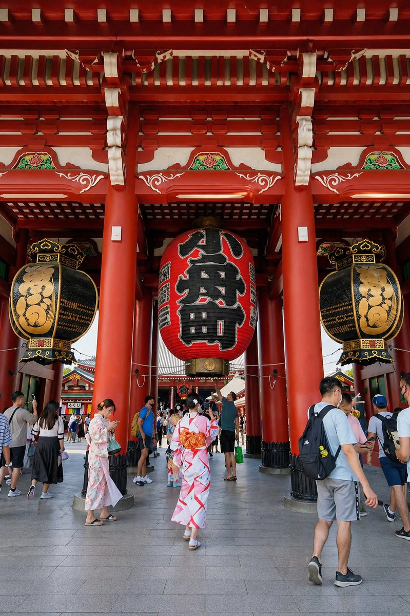 torastorong's tweet photo. Hey bros! 🇯🇵

I'm in Tokyo now! 😎
Today I explored Asakusa and visited Senso-ji Temple ⛩️. I saw the famous Kaminarimon Gate, enjoyed traditional streets and street food 🍡, then went up Tokyo Skytree 🗼 for an amazing view. I ended the day with Japanese ramen! 🍜

#Japan #Tokyo https://t.co/8B4LXmnsgw