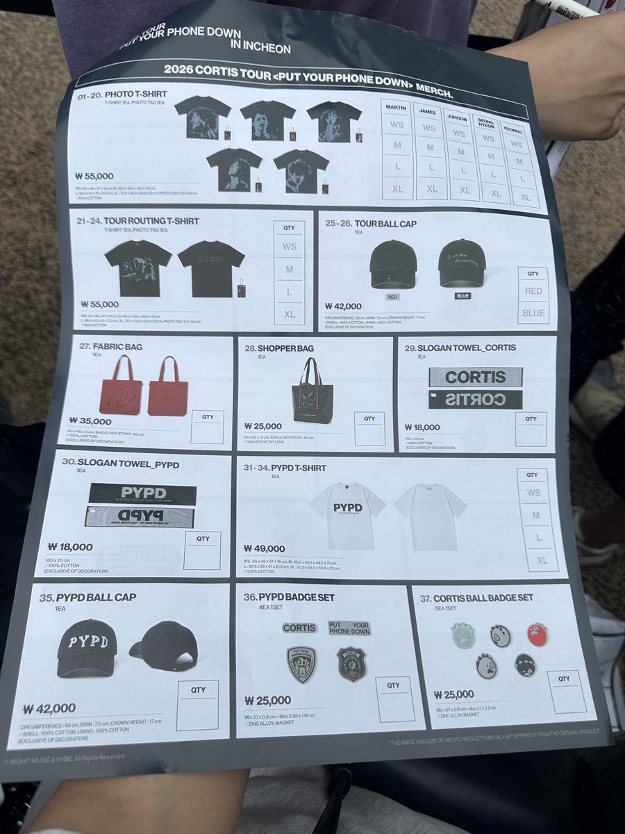 PKoreaitem's tweet photo. 📍อยู่ในแถวค่าา  🙋🏻‍♀️
รับหิ้วหน้าคอน2026 CORTIS TOUR <PUT YOUR PHONE DOWN

จำกัดตามรูปค่ะ  
💚เราคิวว่างเยอะ  ได้ของต้องแต่รอบแรกเลย‼️

🙋🏻‍♀️แม่ค้าหิ้วเองค่า 
#ตลาดนัดcortis #cortis #putyourphondown https://t.co/B6o54gzwDQ