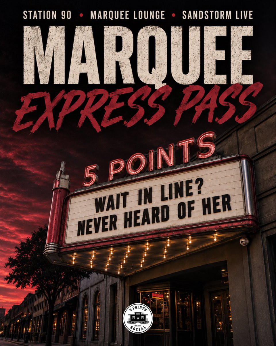 5pointssocial's tweet photo. Details next week 🚂💨
#gamecocks #fivepoints #skiptheline #5PS #HB90 https://t.co/fZYHogMfNb