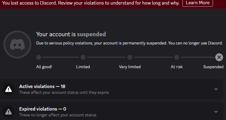 TtvDeity's tweet photo. @discord_support @discord
I am disappointed with the lack of actual support I have received from your team in resolve and restore access to my account. Nearly six months and only automated responses after my account was hacked... https://t.co/yRrVUvj4Lp