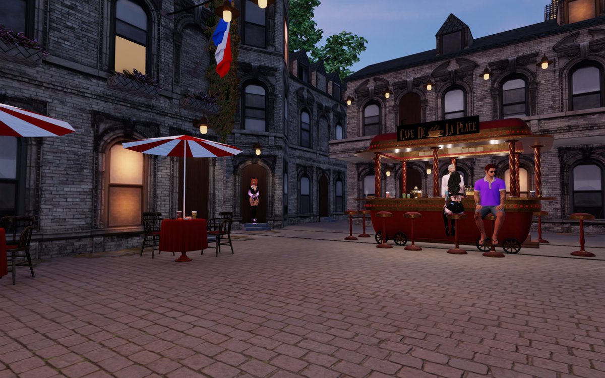 DrkNigh20746084's tweet photo. Almost done on this room. I keep trying to find new things to add that would say Paris. I just added a Marché aux Puces that I have not taken pictures of. Anyway here it is about 80% done. Would love some feedback #Build #3dxchat #3dxchatgame #3dxchat. #3dxchatgame #virtualgame https://t.co/JeDZoEJBQ7
