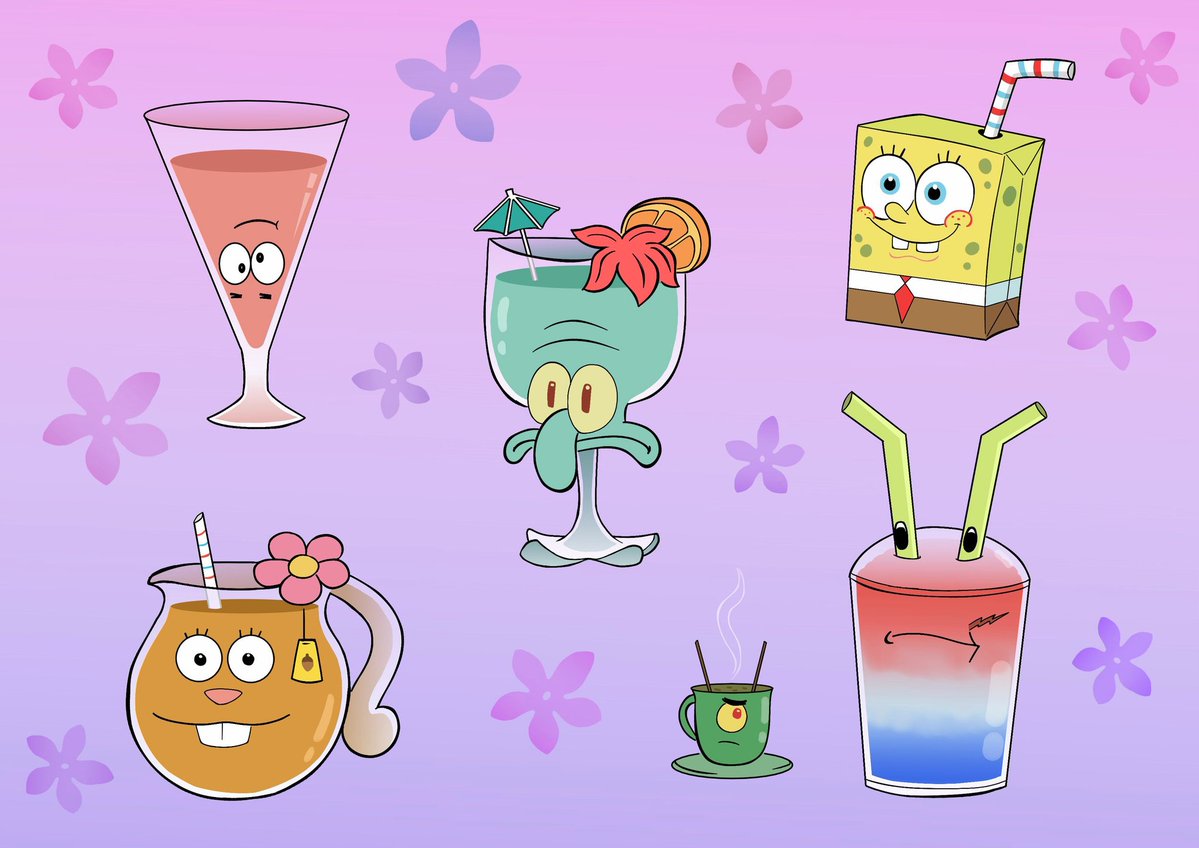 SubidoArt's tweet photo. I got inspired. 🍹🍸🧃
#SpongeBob #FanartFriday https://t.co/bah4wPxYeW