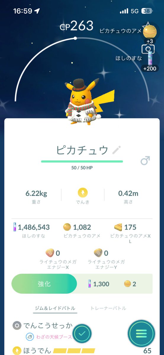 u_oOx_'s tweet photo. ピカチュウの色違い2体も出た⚡️ https://t.co/cnyy3A5VsT