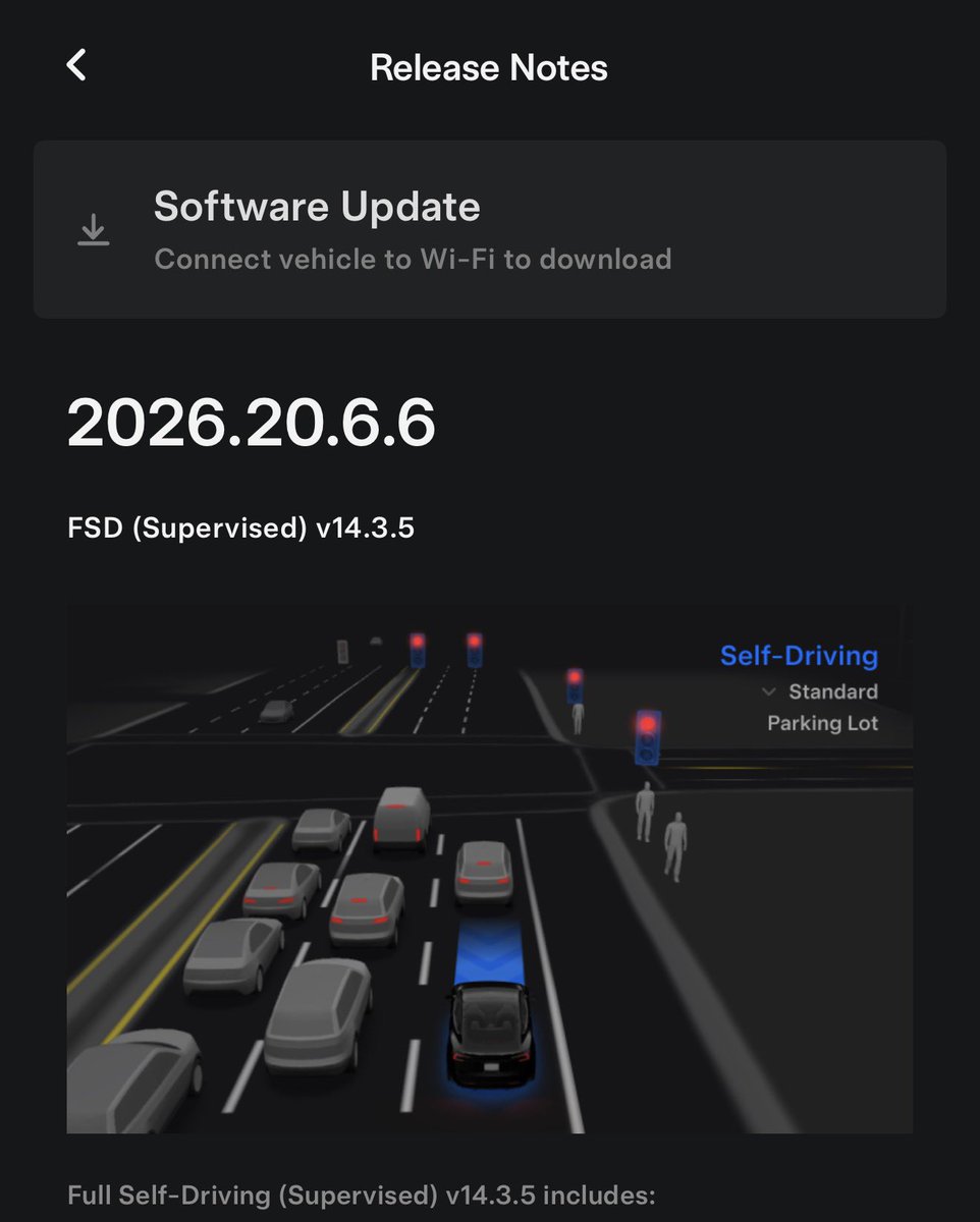 actuallyajoke's tweet photo. New FSD incoming!

Will download as soon as I’m home and maybe test later tonight https://t.co/Of3O6bAxk4