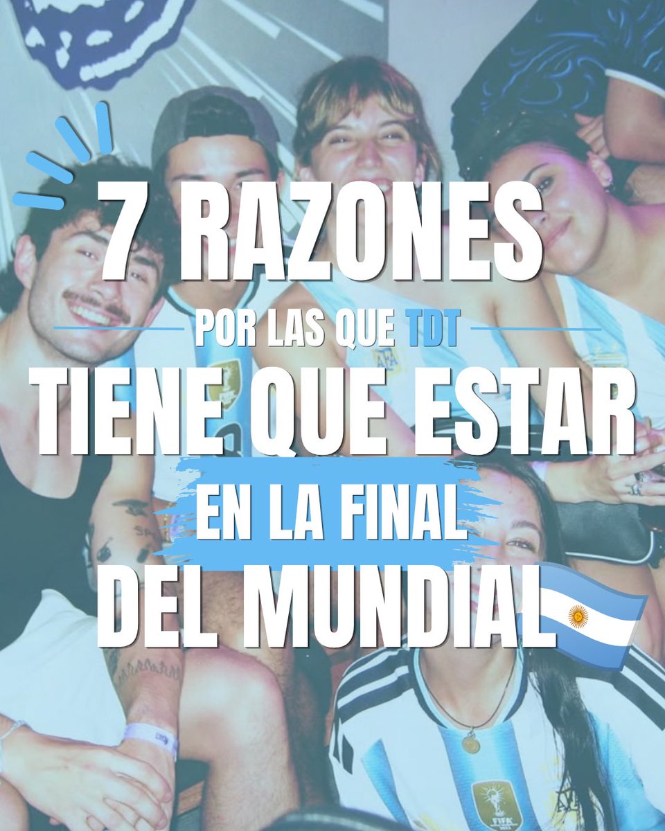 tdtongo's tweet photo. hay cosas que simplemente tienen que pasar.. y qué tdt este en la final del mundial es una de ellas 🇦🇷  en ig esta la publicación para que mencionemos marcas! (https://t.co/I8jzXt7Xfk) 🙏🏼 https://t.co/VzbB9KJr6M