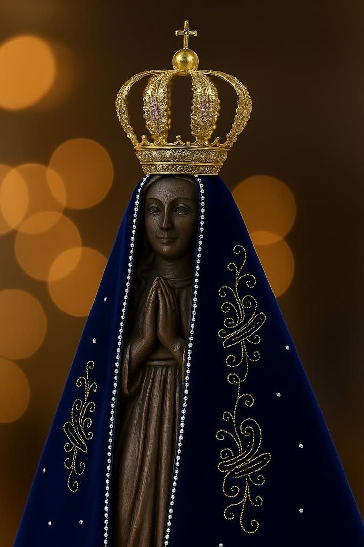 JustAdaugoijele's tweet photo. Oh sweet Mother Aparecida, refuge of the afflicted and hope of wounded hearts, I turn to You today with faith and love. Extend your cloak of protection over me and my family, keep us safe from visible and invisible dangers, and guide us along the paths of peace and light.
Intercede with Your Son Jesus, that we may have wisdom in our decisions, patience in our trials, and gratitude in our achievements.
May there never be a shortage of bread on our table, nor faith in our hearts.

Amen