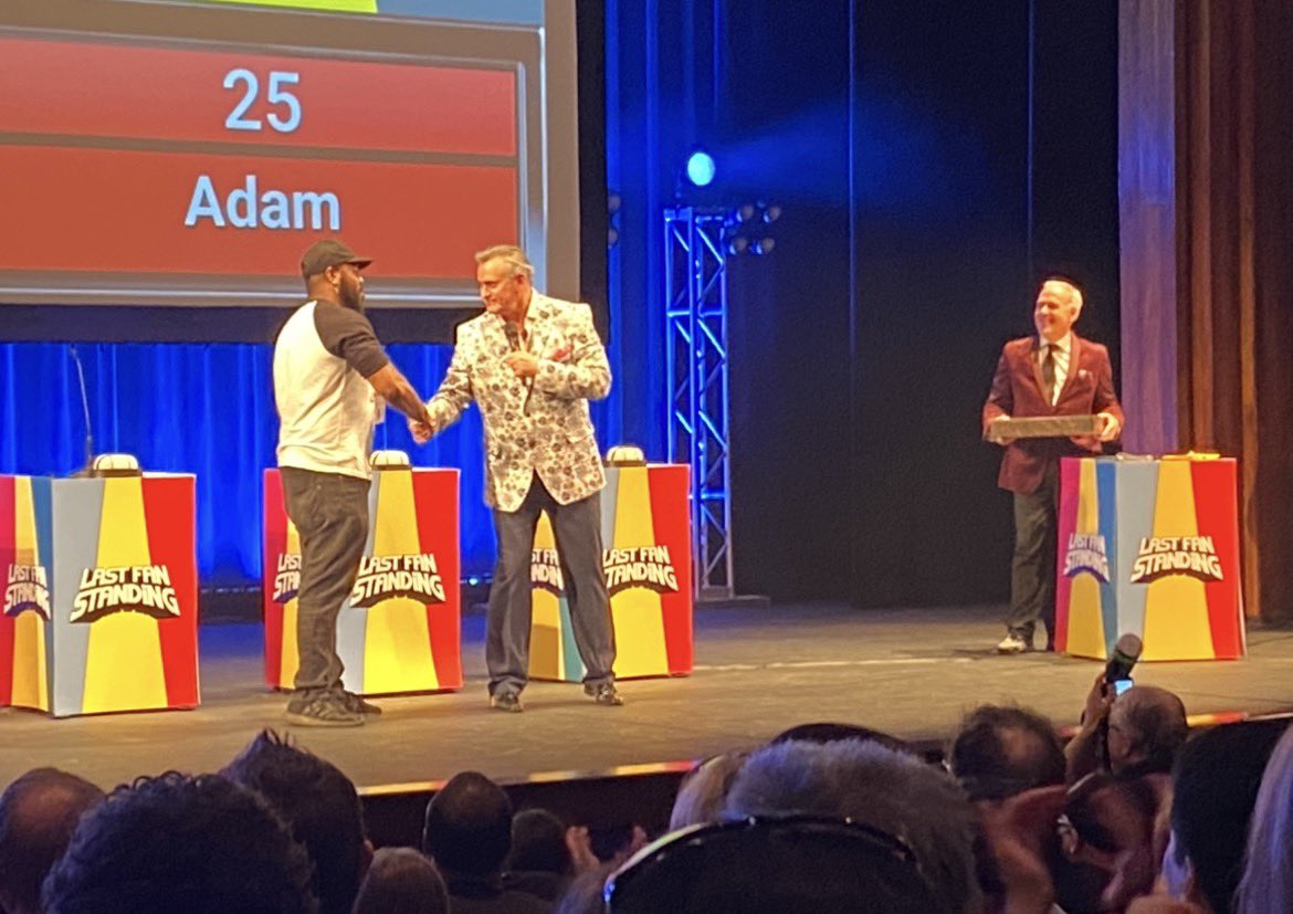 iAmMrHam's tweet photo. @carouselshotgun I was lucky enough to meet Bruce and win his game show 😂 https://t.co/stGid2FlfN
