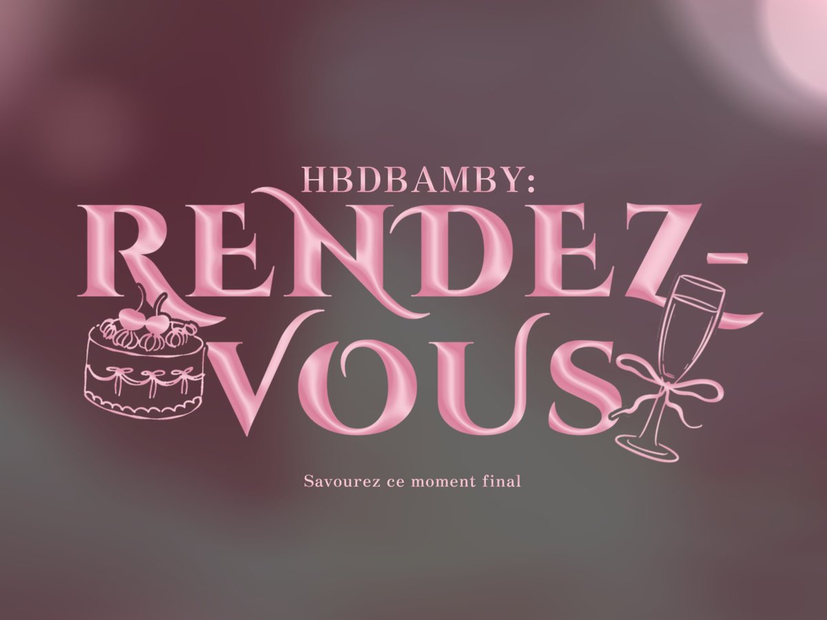 HBDBAMBY's tweet photo. ⋆˖⟡౨ৎ D-DAY ౨ৎ⟡˖⋆

Today's the day we've been waiting for 🎀🩷

See you at HBDBAMBY: RENDEZ-VOUS. We can't wait to spend this special day with you ♡

📍https://t.co/A3Aik6Mxz8

#PLAVE #BAMBY #RENDEZVOUS #HBDBAMBY https://t.co/uxlFpIejGY