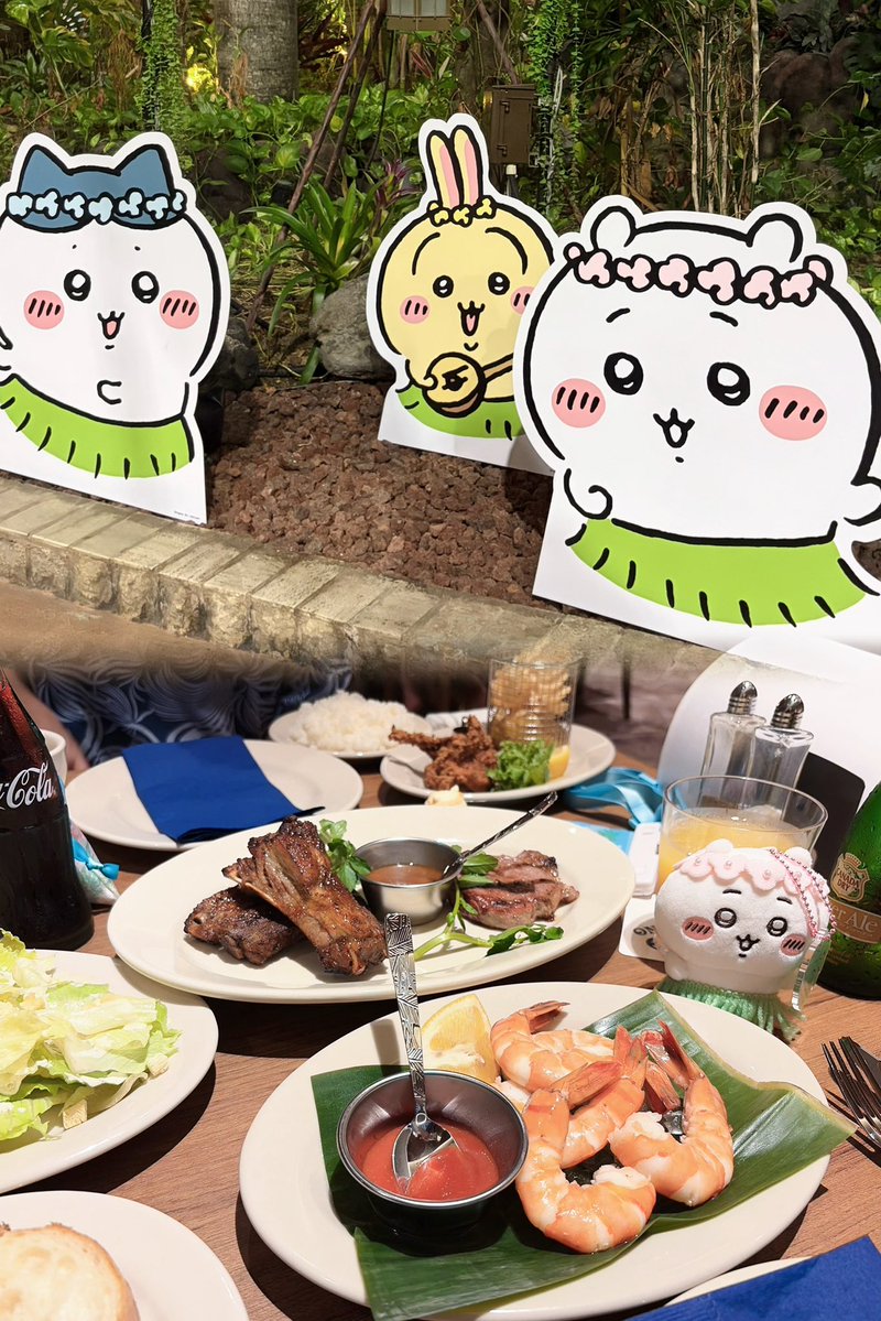 eIfn_'s tweet photo. プルャ🌺🌴
ちいかわハワイアンズ>  ̫<♩ https://t.co/gDvvlj0vnt