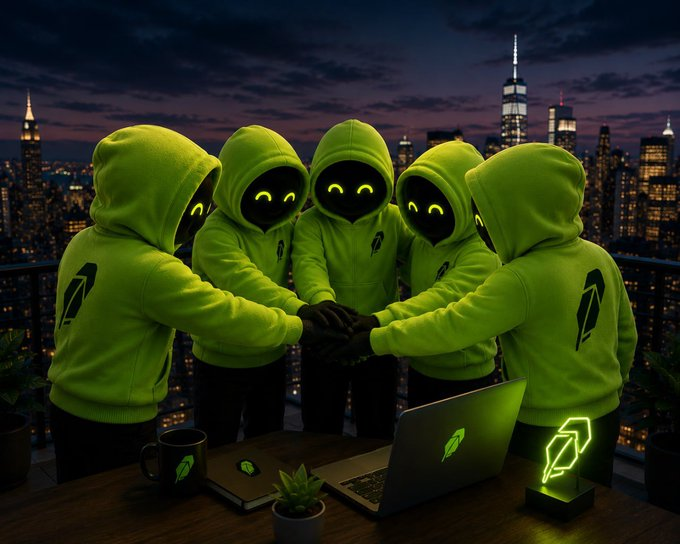 ROBINHOODIES_X_'s tweet photo. Robinhood family means robinhoodies 🤝 https://t.co/OuBrCQdt9j