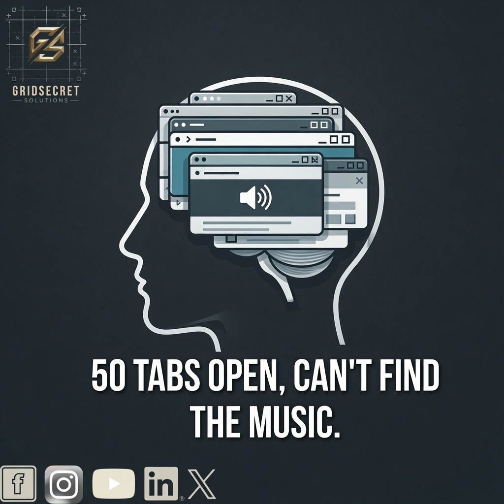 GridSecret_Sol's tweet photo. Running a business isn't hard because of the workโit's the mental noise. Like having 50 browser tabs open in your mind at 10 PM, and you can't find where the music is coming from. ๐คฏ
#GridSecretSolutions #ThePrivateCatalyst #MentalLoad #SolopreneurLife https://t.co/kI9QJ86MCh
