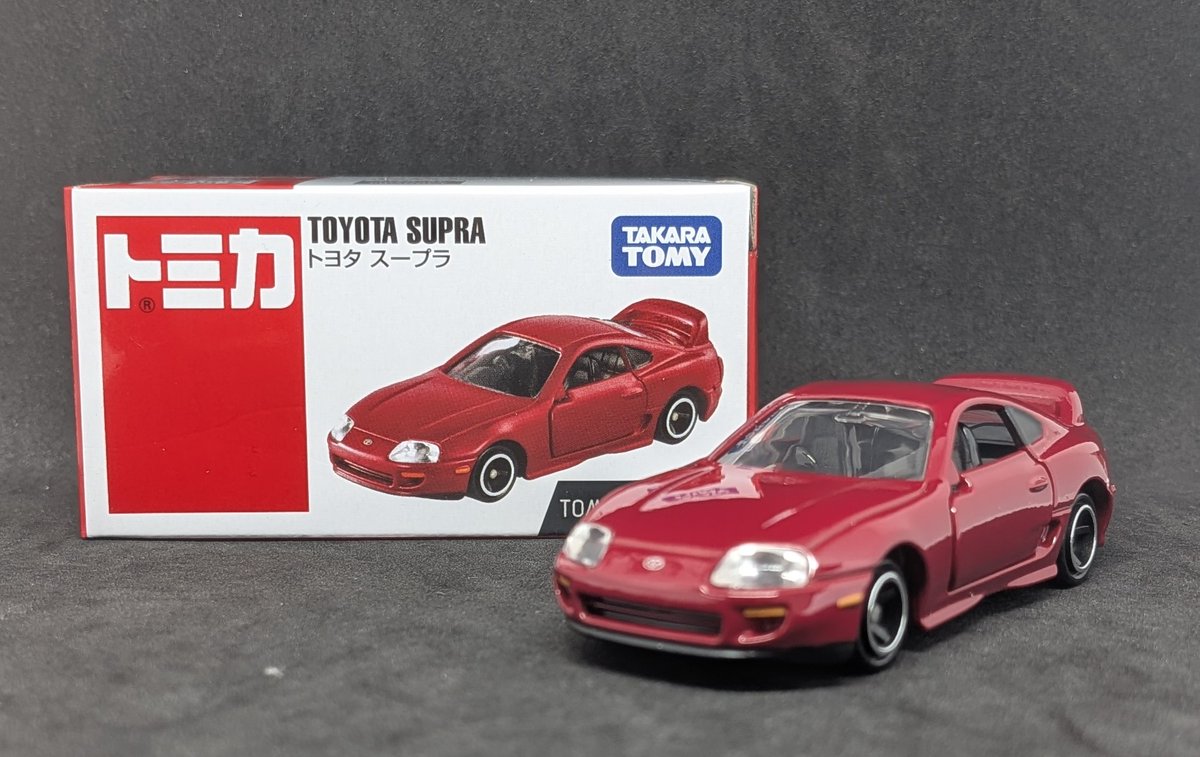 Foster_REDS15's tweet photo. トミカREBORN トヨタ スープラ

すごい進化、生まれ変わりでした！
逆に1994年のトミカは・・・
スープラっぽいミニカーってレベル・・・
REBORNは迷ってましたが
買って良かった～😊

#トミカ
#スープラ
#ミニカー https://t.co/O1soWl77oS