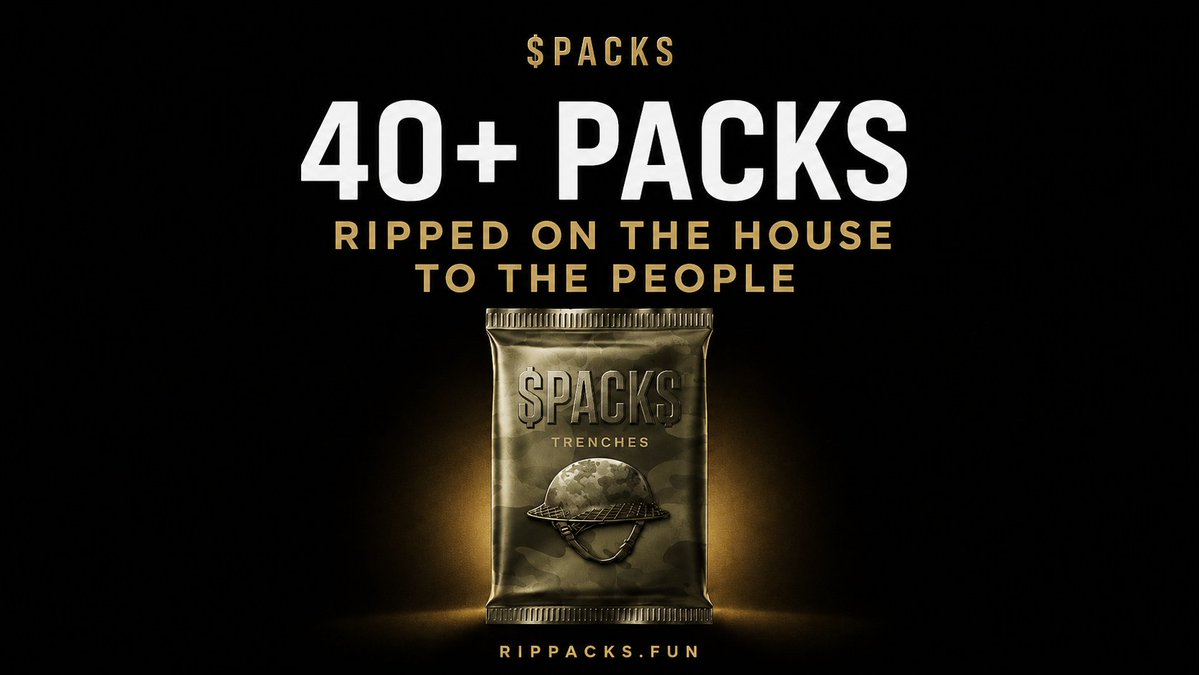 stockpacks's tweet photo. Trench Stimmys Completed. 

We have ripped over 40 packs on the house for those who replied. 

Check your portfolios, congrats!

Feel free to sell back and rip more packs and win more, or take your stocks.

- Reply with your winnings, for a early chance at the next stimmy -