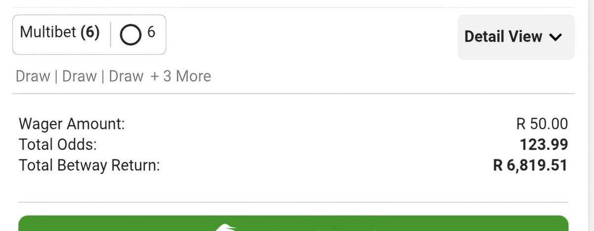 23Vonani's tweet photo. On it once again ✅️
1st Half Draw ✅️🔥
Booking Code 👉 https://t.co/Ou0EdRlTbZ https://t.co/Xy6asfjtCH