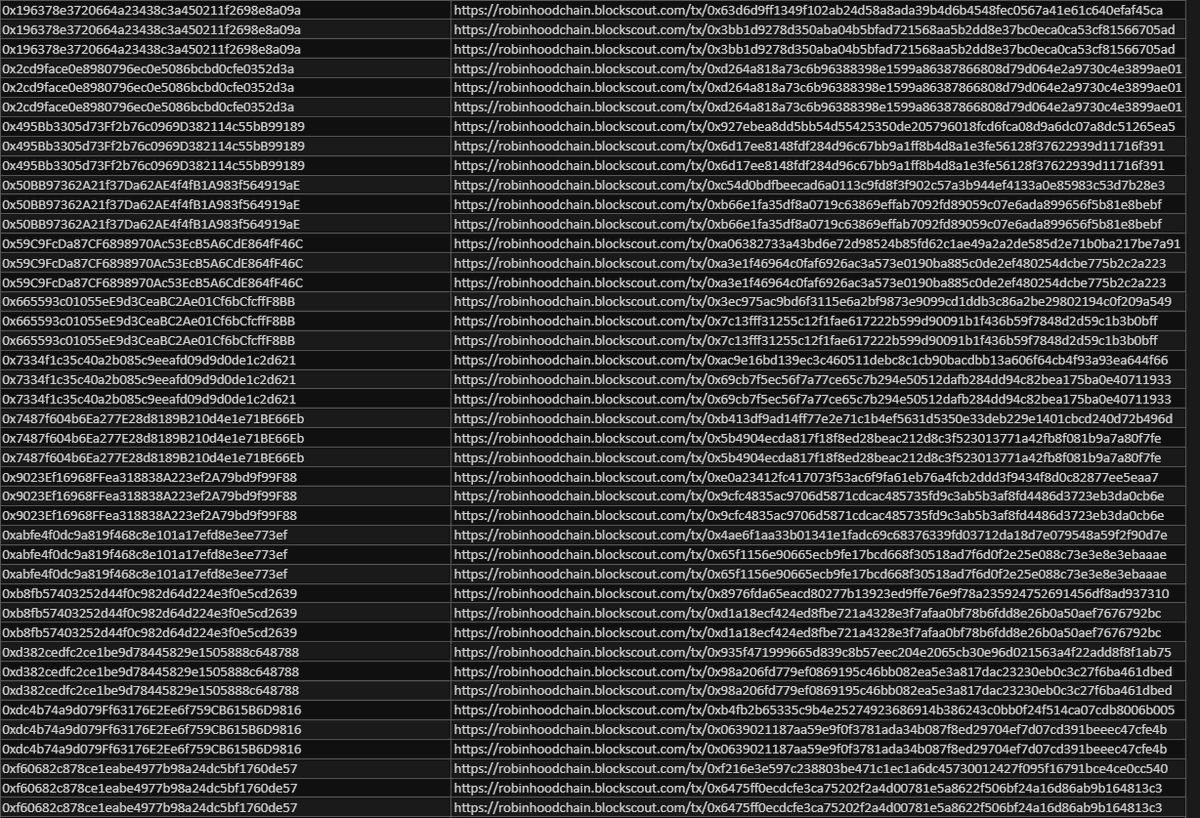 stockpacks's tweet photo. Here is EVERY transaction, 40+ trench packs ripped for you and the stock was placed in your portfolio, all packs were ripped at random and 

ALL VERIFIABLE ON CHAIN! ⤵️

Congrats on your free stimmys, Rip some packs!