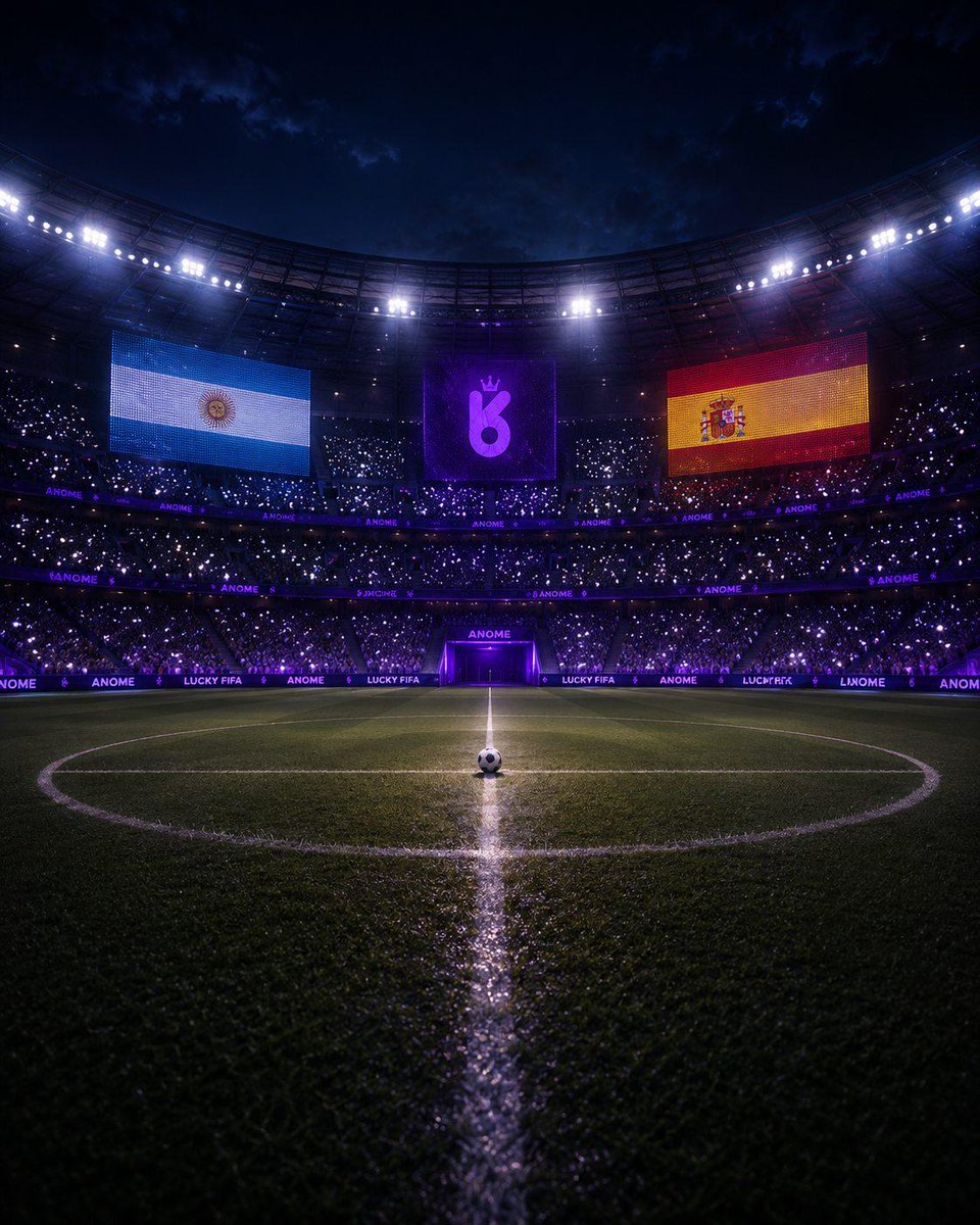 Anome_Official's tweet photo. Before Kickoff.

Every journey leads here.

One match.

One moment.

One champion.

Experience football, the ANOME way.

🎮 https://t.co/Hhp2myQAK8

#ANOME #LuckyFIFA #GameFi #Web3 https://t.co/zXJr4IhLZp
