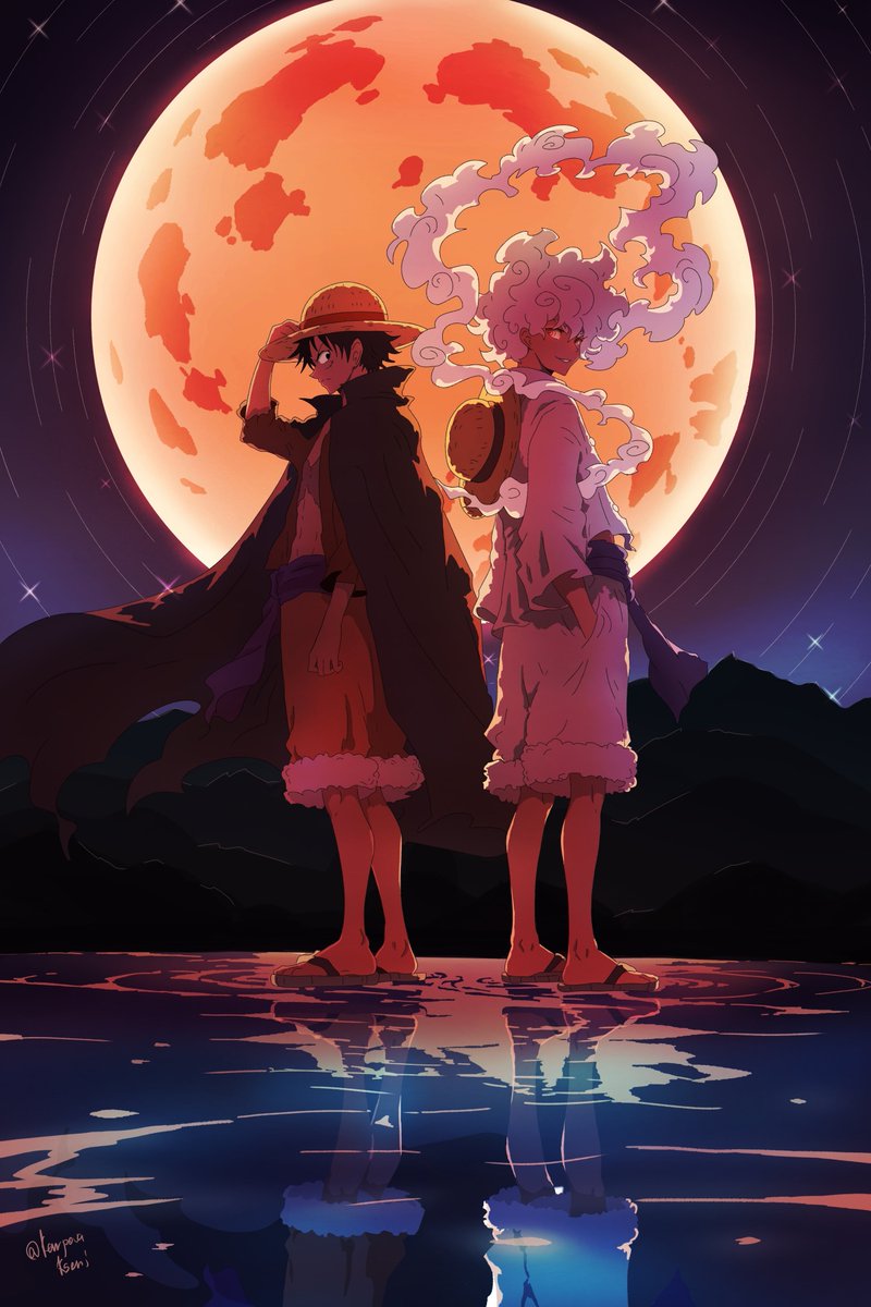 KarpovaKseni's tweet photo. #ONEPIECE #Luffy #gear5 #digitalart https://t.co/F38H9642xb