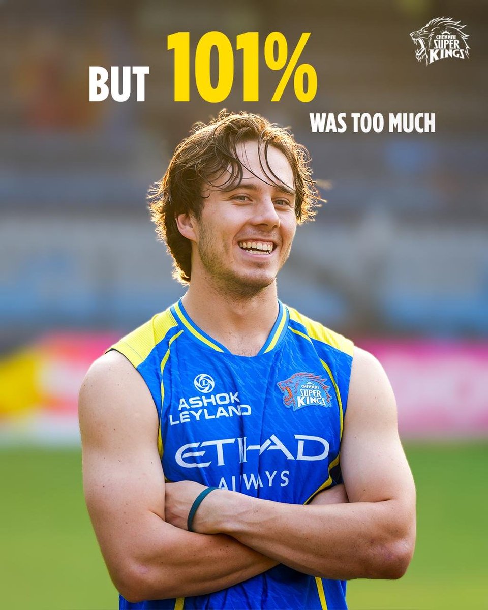 ChennaiIPL's tweet photo. Math done right! ✅
DB is 100% happy 😂 

#WhistlePodu https://t.co/U8r3eYDAbg