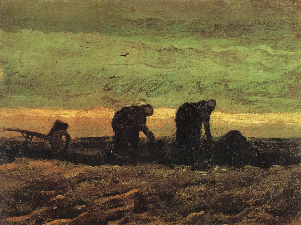 vangoghartist's tweet photo. Two Women in the Moor - 1883 #artbots #vangogh https://t.co/yVYRlDPG7j