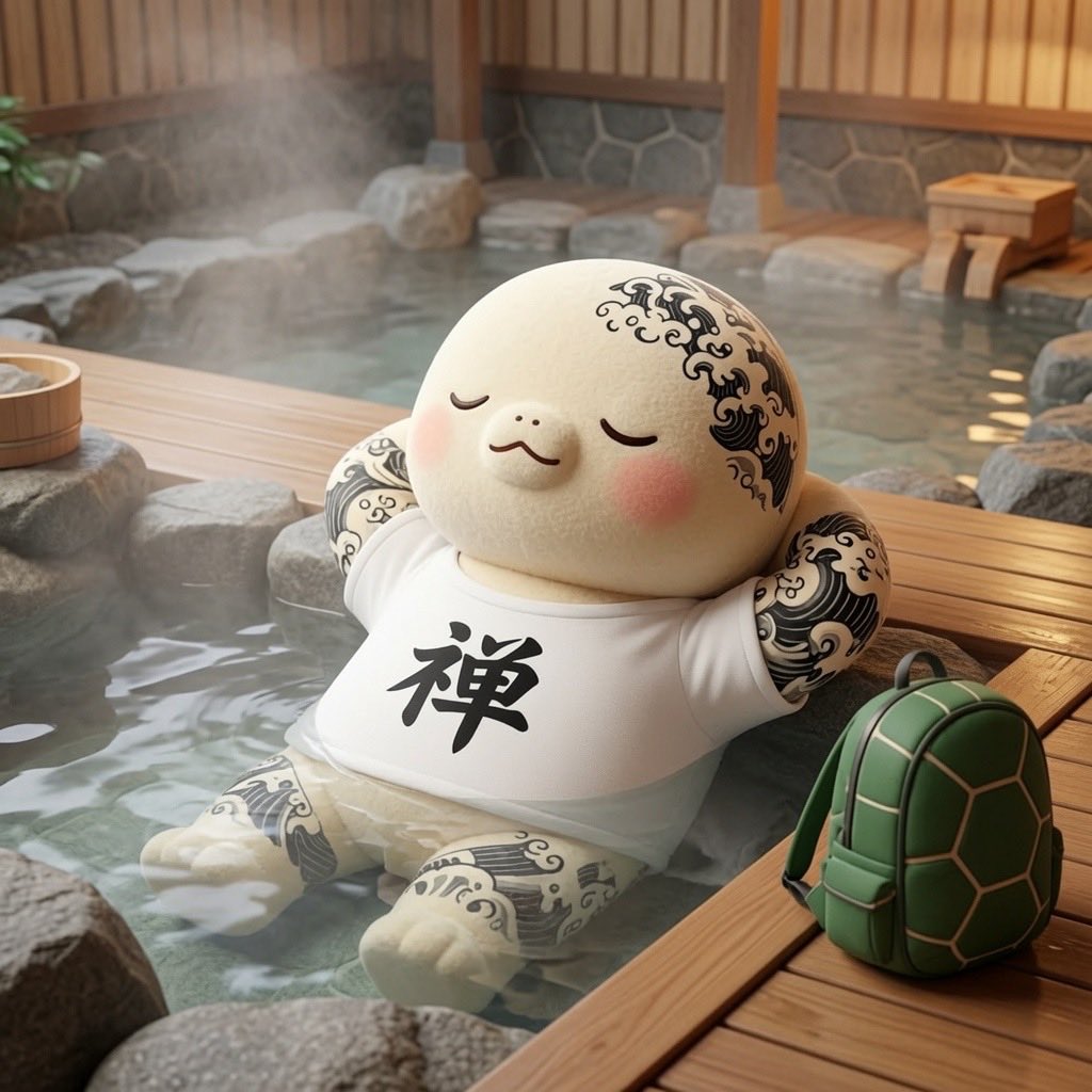Injapanrn's tweet photo. @riachimetal fair 😢 though honestly you're not missing the best season — japan right now is brutal heat and typhoons.

winter is the one to aim for: crisp air, fewer crowds, and it's peak onsen season. steaming outdoor bath in the cold is the real japan experience 🐢♨️ https://t.co/1oVhCcFBOa
