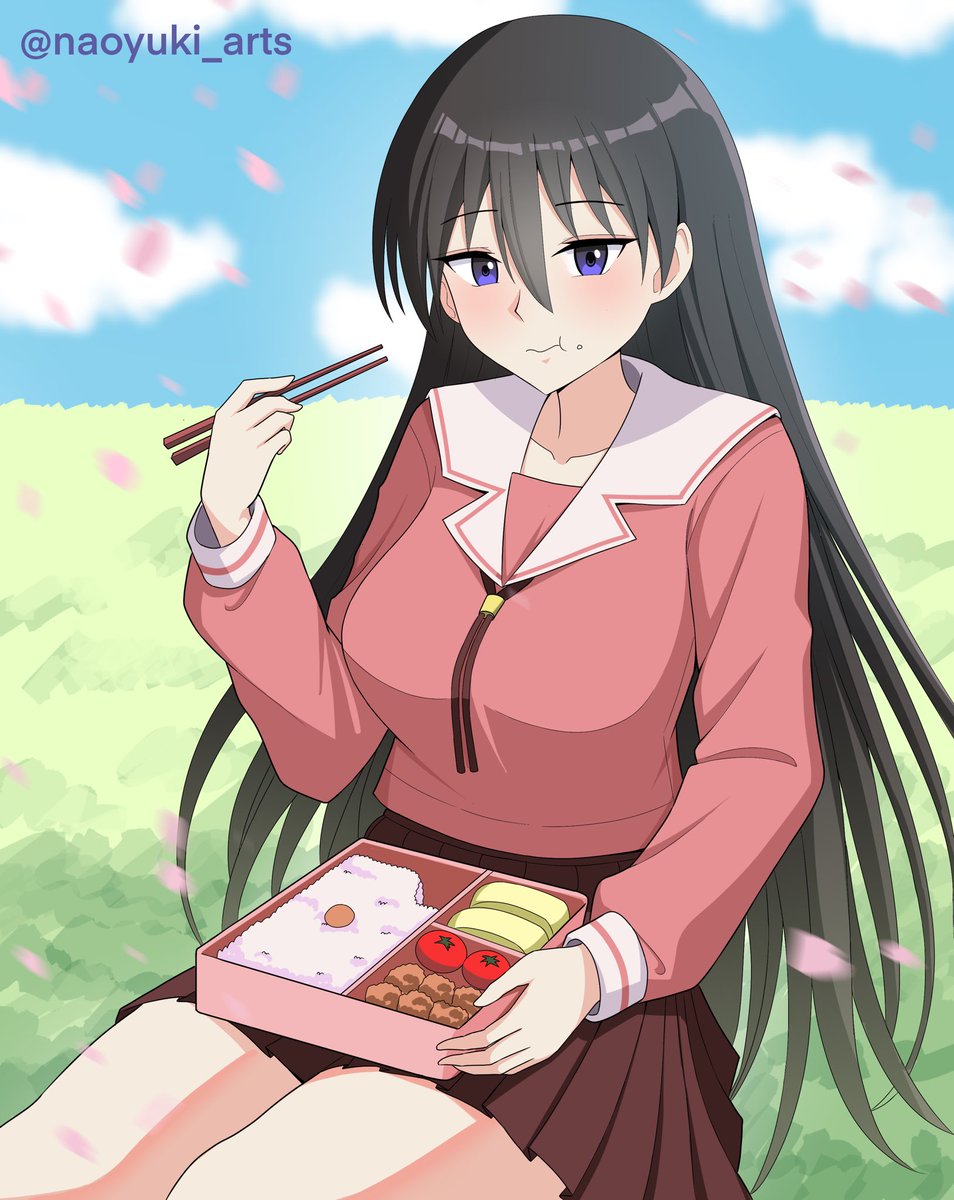 naoyuki_arts's tweet photo. Eat lunch with sakaki 

#azumangadaioh #あずまんが大王 https://t.co/4lWlO0GUTi