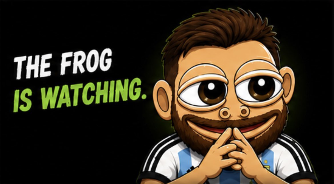 Hopessi10's tweet photo. The frog is watching. https://t.co/HVxC1XAbAf