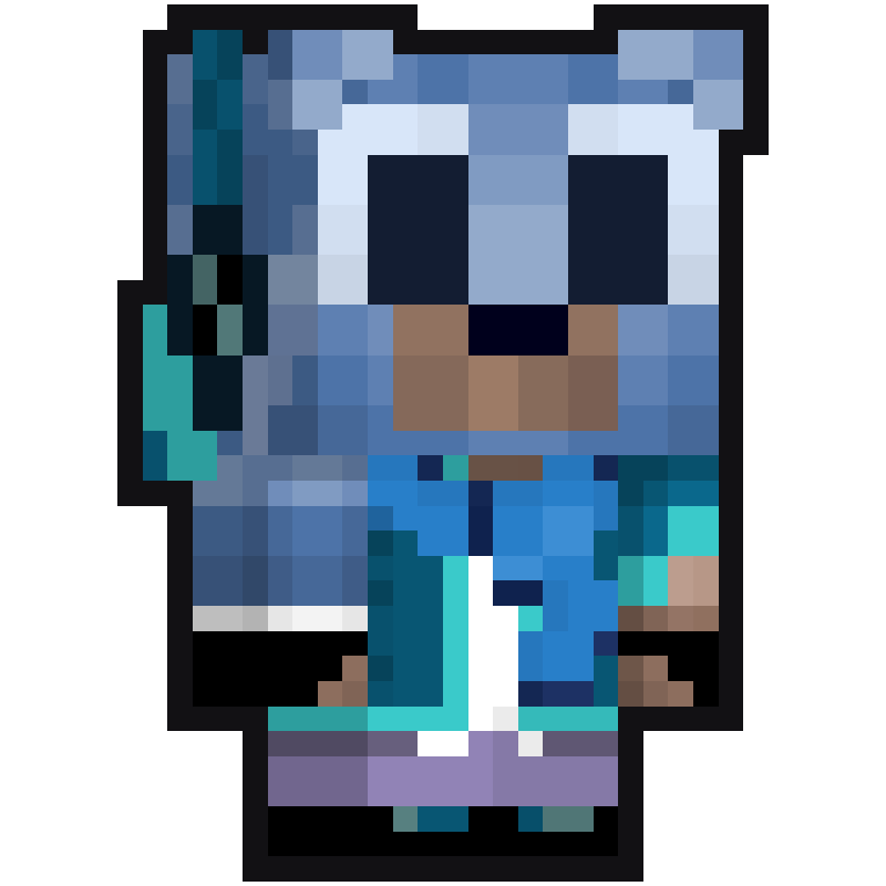 PoochyBig's tweet photo. Meu sona no mine é diferente kkkkkk ainda vou reimaginar esse personagem q fiz! https://t.co/Re5AnIsdzI