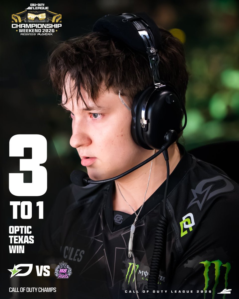 CODLeague's tweet photo. One step closer to the 3-peat 😤

#CDLChamps | @OpTicTexas https://t.co/V2KQNky6xy