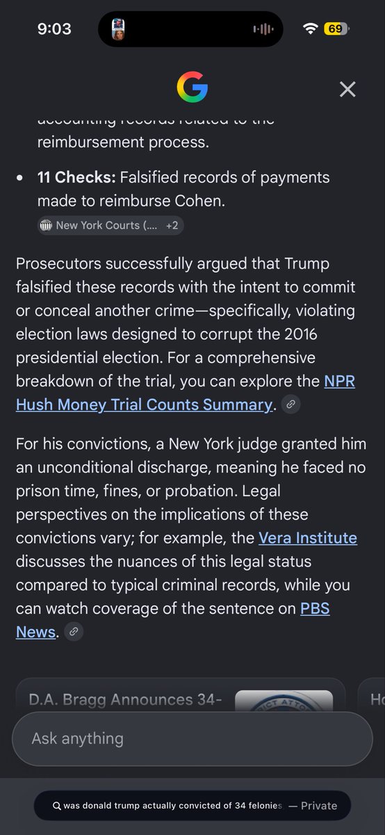 duence_'s tweet photo. @RealMattCouch Hey so 34 counts of felony charges is still 34 counts - drop the semantics because either way it does not matter, a felony is a felony, if you are convicted to 34 counts of a felony then that should be that, there is no arguing what it was for, or about, it’s still felony charges https://t.co/ssSfs5JQ3a